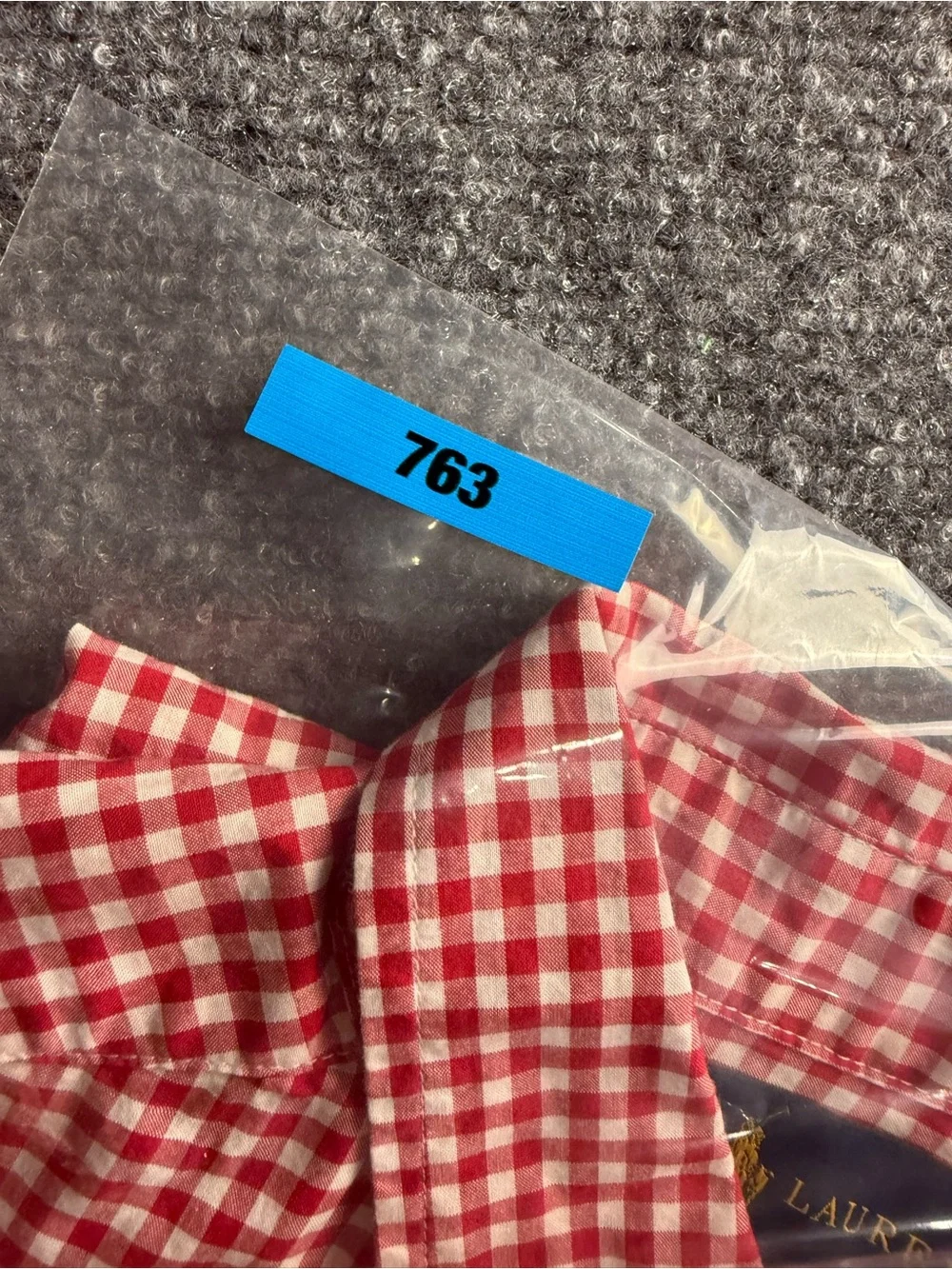Ralph Lauren Kids Small (8) Red Gingham Short-Sleeve Button-Down Shirt